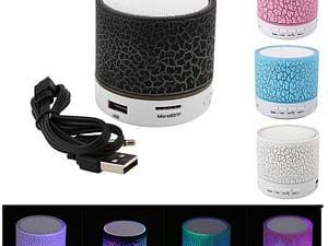 Mini LED Portable Speakers Wireless Speaker With TF Mic Bluetooth-compatible Music For Phone
