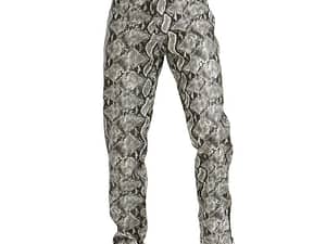 Locomotive PU leather trousers men’s casual stretchy pants