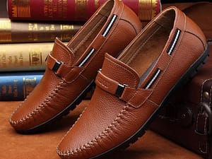 Doug shoes men’s leather breathable shoes