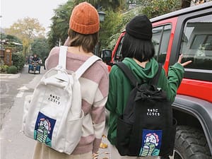 Korean version backpack,Schoolbag female students