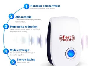 Ultrasonic Electronic Pest Mouse Repeller Mosquito reject