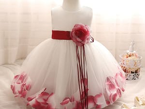 Korean version girl petal dress