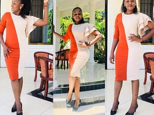 African Women Fashion Dress Big Size OL dress