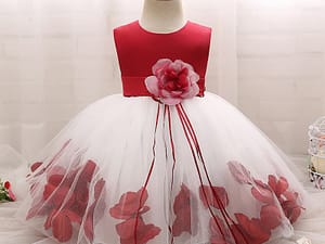 Korean version girl petal dress