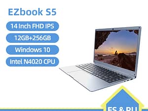 2021 Jumper EZbook S5 12GB 256GB Premium Notebook 14 Inch 1920*1080 IPS Screen Intel Celeron  Ultra Slim Laptop With Windows 10