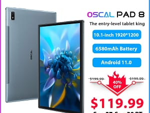 BLACKVIEW OSCAL PAD 8 10.1″ Android 11 Tablet 1920×1200 SC9863A Octa Core 4GB+64GB 4G Network AI Speed-up Tablets PC Dua Wifi