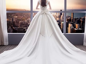 2020 new contracted white wedding dress