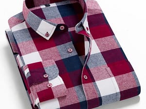 2021 Spring Autumn 100% Cotton  New Male Casual Long Sleeve Shirt Warm Man Clothes Flannel Plaid Shirt Men Plus Size 3XL 4XL