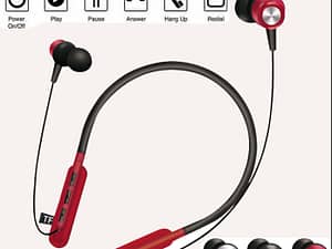 Bluetooth headset sports neck type wireless in-ear running earplug type stereo