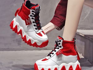 Spring 2020 new web celebrity thick-soled insole sneakers