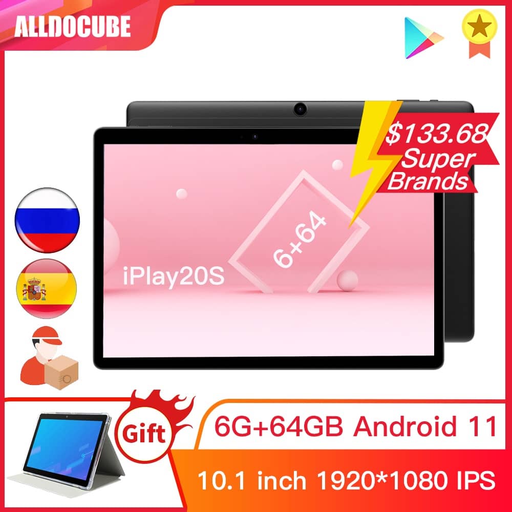 ALLDOCUBE iPlay20S 2021 NEW 10.1 inch Android 11 4GB/6GB RAM 64GB ROM iplay  20S tablets tablet PC – Alliance Mall