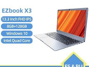 Jumper EZbook X3 Laptop Notebook 8GB 128GB 13.3 inch 1920*1080 FHD Laptops  Intel Celeron Quad Core Computer Windows 10