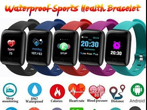 Smart Watch Heart Rate Blood Pressure Bracelet Fitness