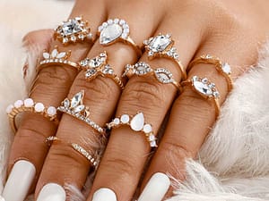 [12-piece set] ins hot sell ring set