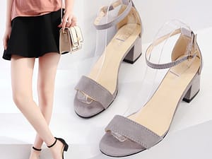 High heel sandals female nude shoes students